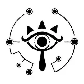 Schikah-Symbol Schablone