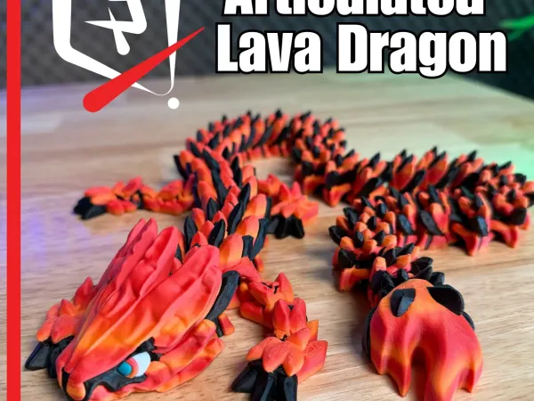 Elder Lava Dragon Articulated