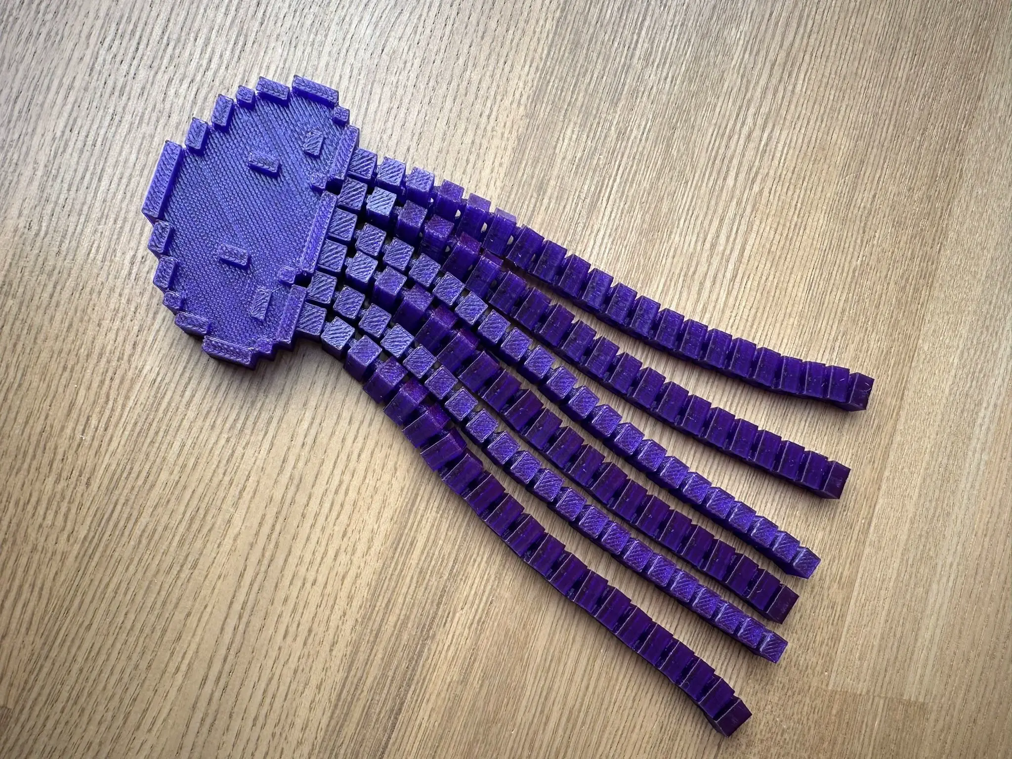 Flexible articulated pixel jellyfish