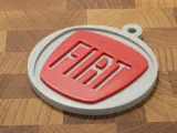 Fiat logo keychain-0
