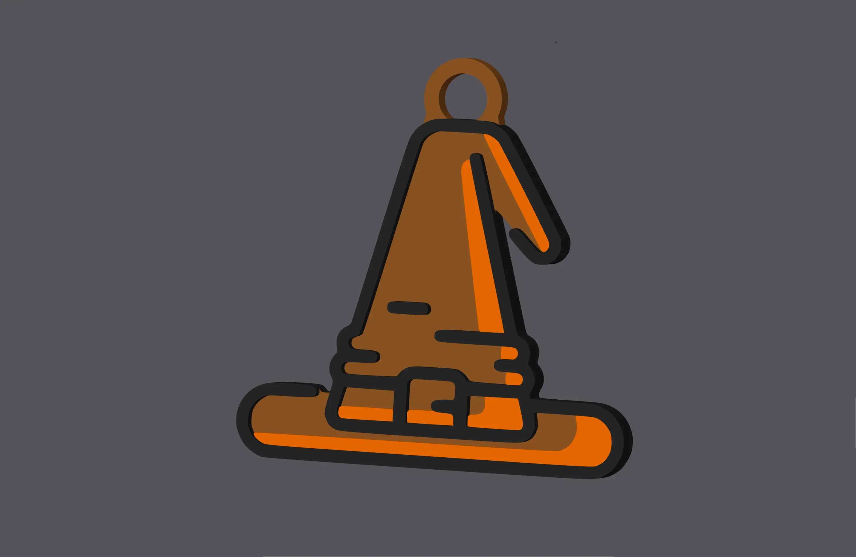 Witch Hat - Earring & Pendant