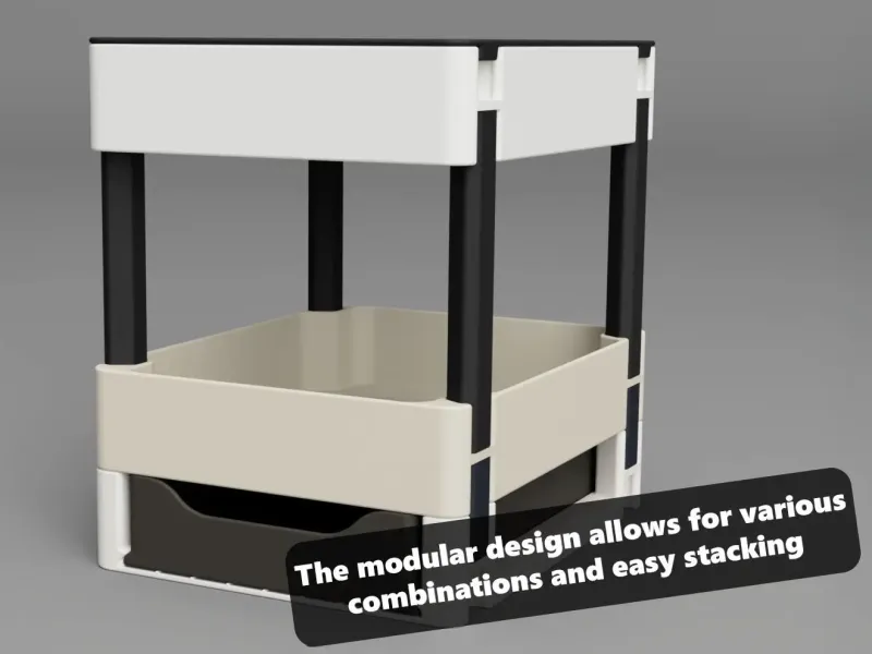 Versatile Stackable Storage Box System (200×250)