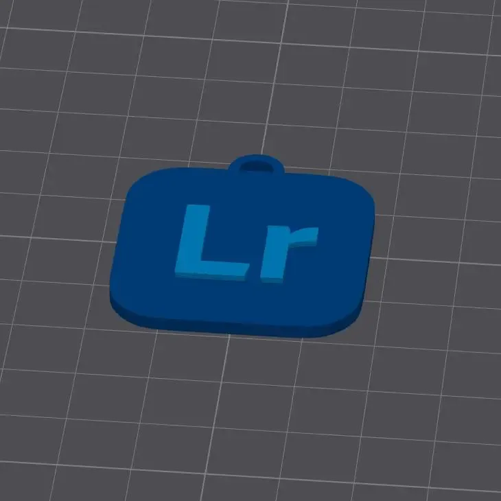 Adobe Lightroom keychain