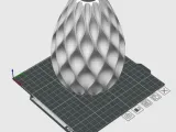 Vase with Wave Effect-0