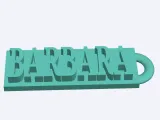 Llavero con el nombre Barbara.-4