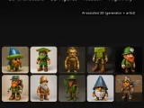 Woodland Gnome Collection (10 High-Poly Kitbash Characters)-0