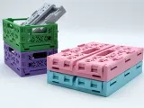 3D Printable Floral Foldable and Stackable Crates-4