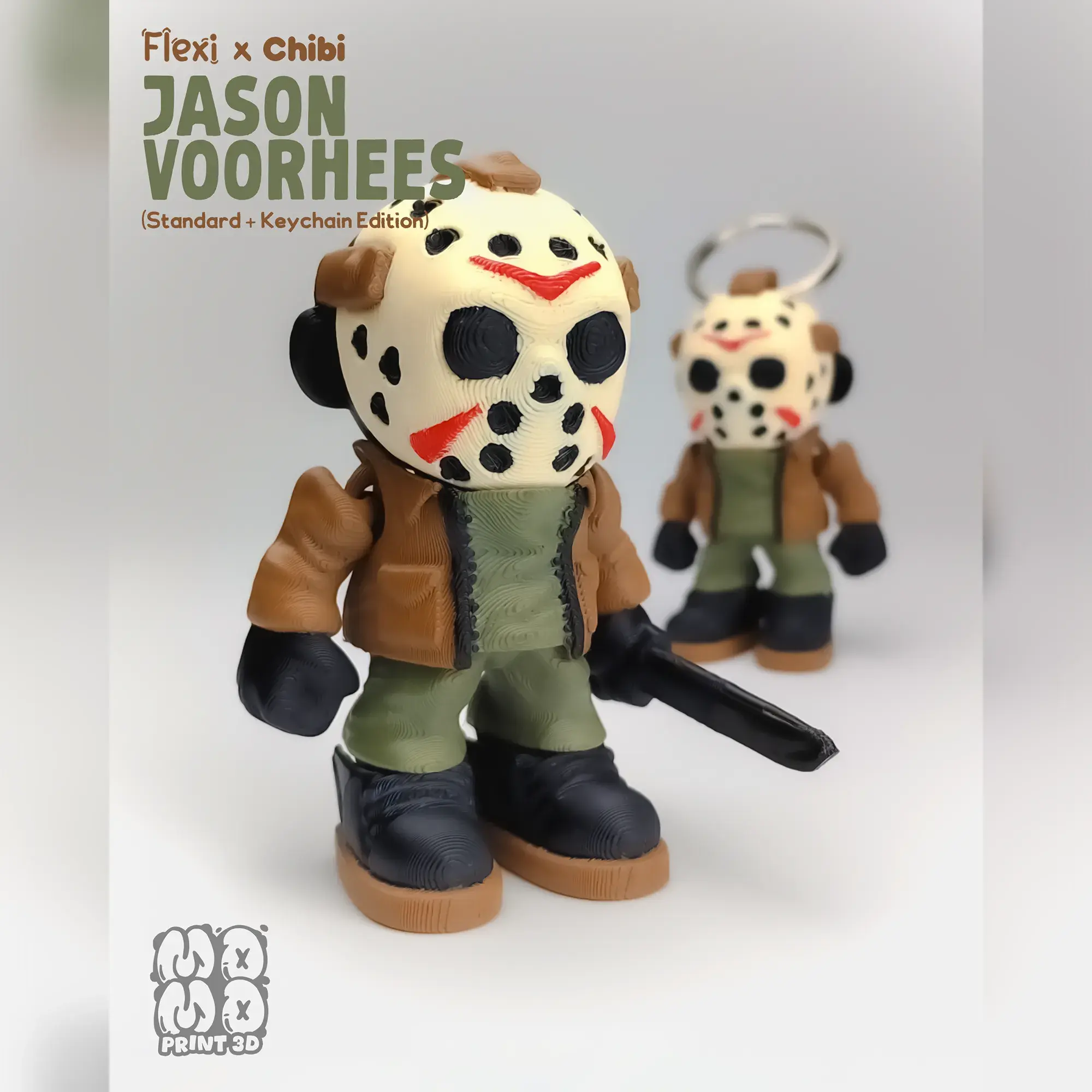 3D Printer Files | 3MF File | Jason Voorhees- Chibi Flexi Model ...