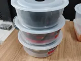 Large container drying filament in round pots with silica-6