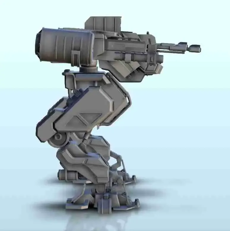 Sihbris combat robot (4) - sci-fi science fiction future 40k