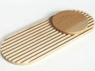 Modern Sliding Wooden Serving Board
