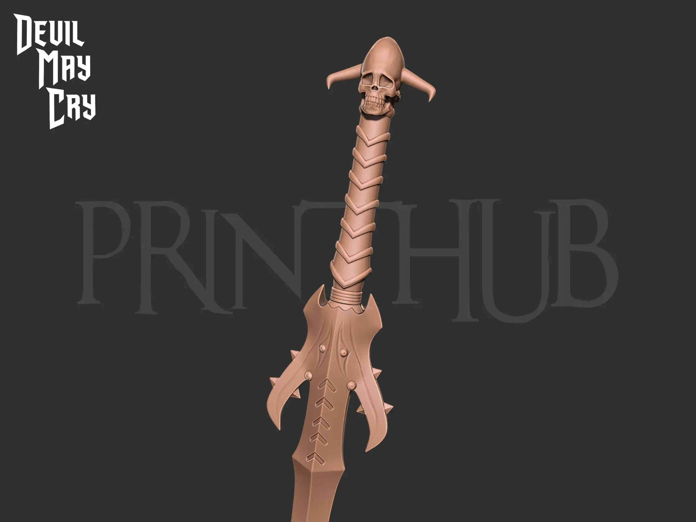 Baul & Modeus swords from devil may cry 2007 for cosplay stl