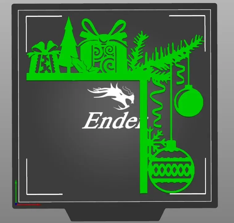 door frame presents tree noel