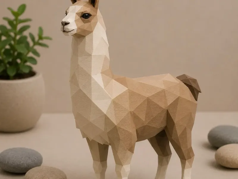 Low Poly Lama