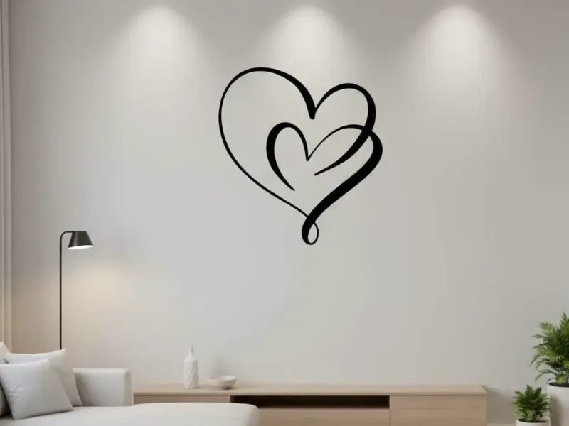 HEARTS WALL DECO