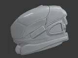 Sci-Fi Helmet Concept – 3D Printable Model-1