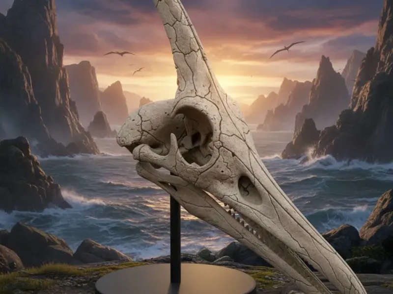 Skull Dino fly deco 3d
