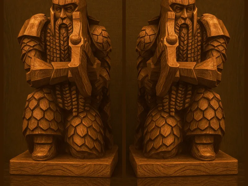 Erebor Guardian Statue Lord of the Rings
