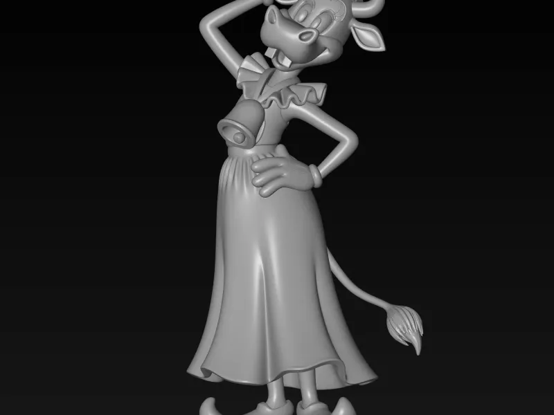 disney cartoon clarabelle cow model