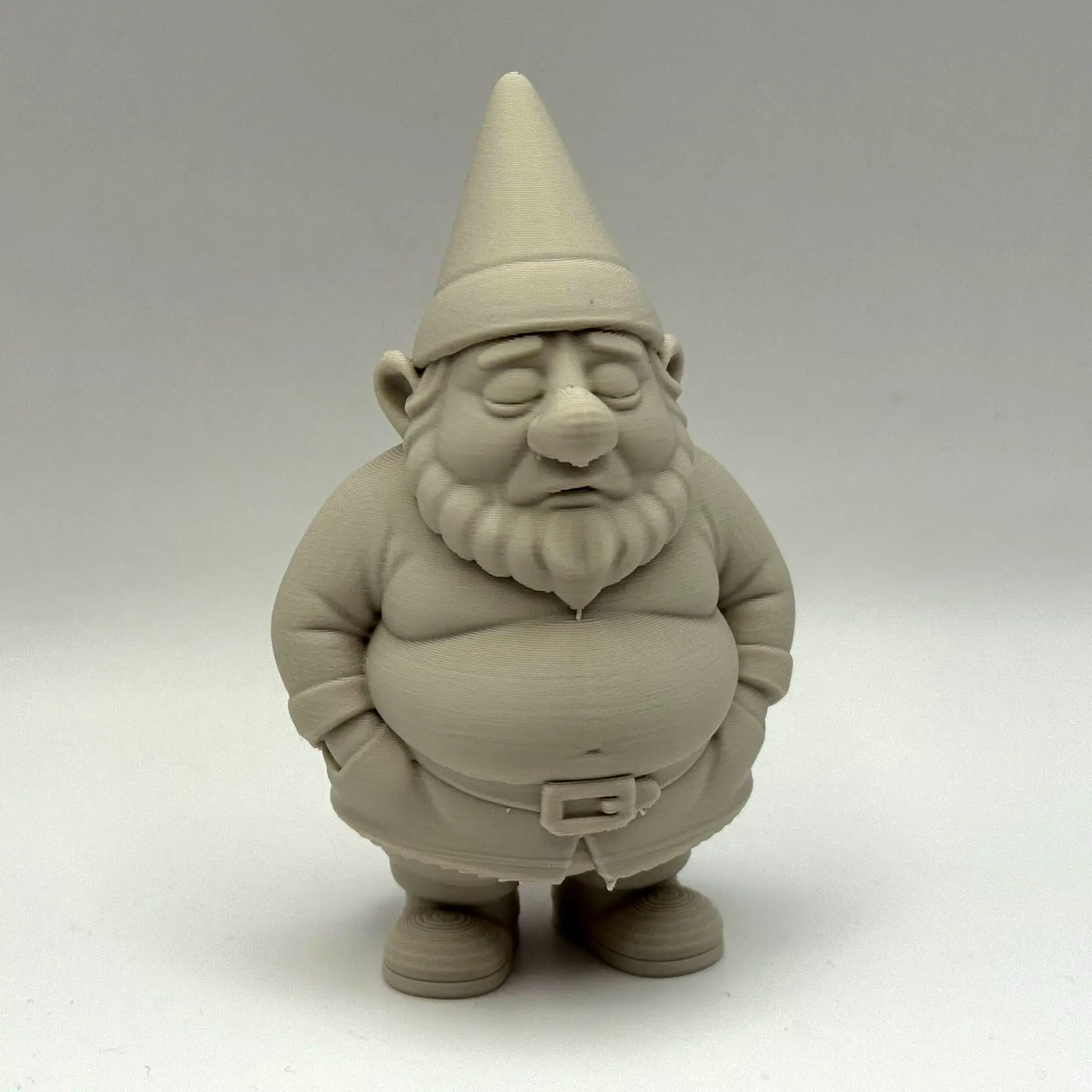Fat Grumpy Garden Gnome