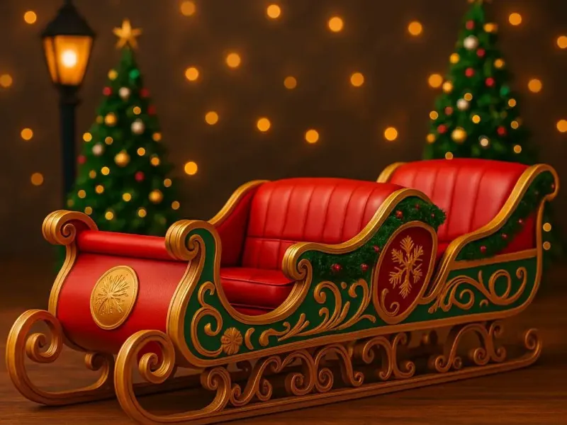 Trineo Navideño de Papá Noel
