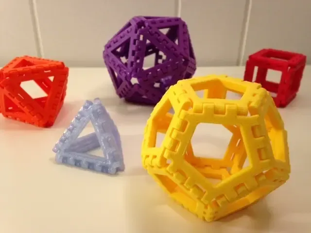 Polyhedra - Hinged Nets and Snap Tiles