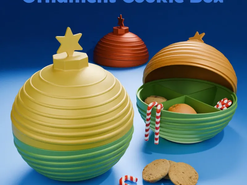 Christmas Ornament Cookie Box ✨