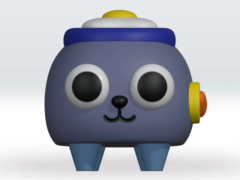 ShareServed Eggy Pebble Dandy World STL 3D Multicolor 3mf 3D