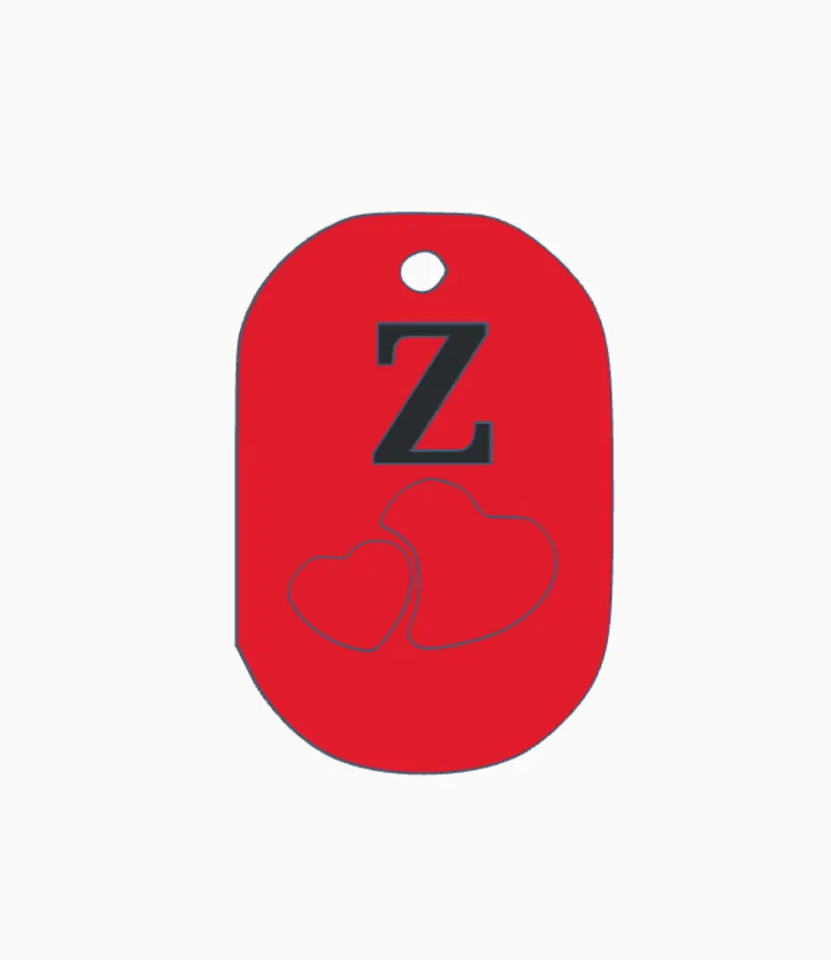 Valentine Keychain - Z