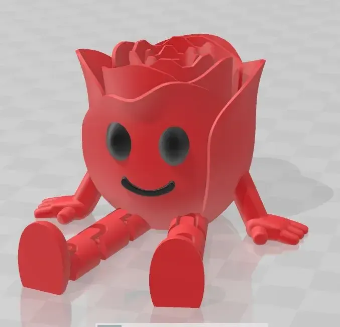 Flexy Rose - Art - PLA - 3D printed product - фото 6