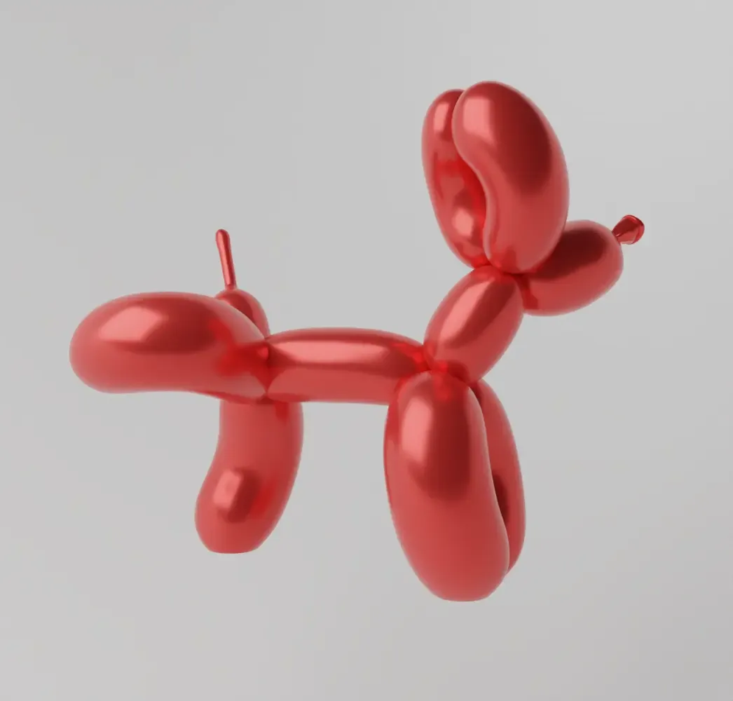 Balloon Dog  Peeing Art Toy Fan Art