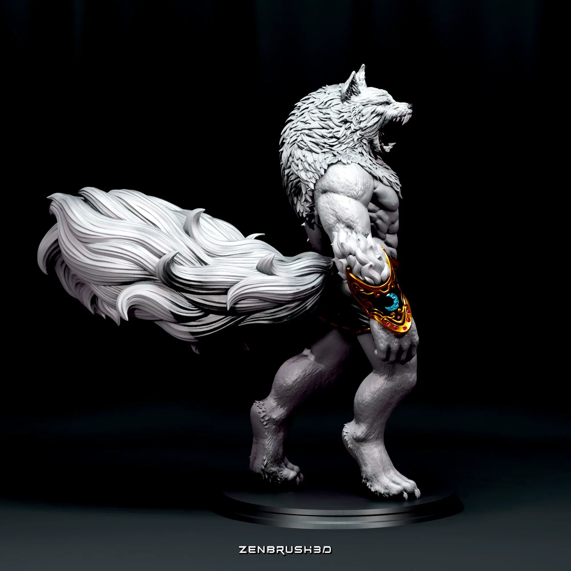 WEREWOLF - YUGO -BLOODY ROAR STL - 3D PRINTING