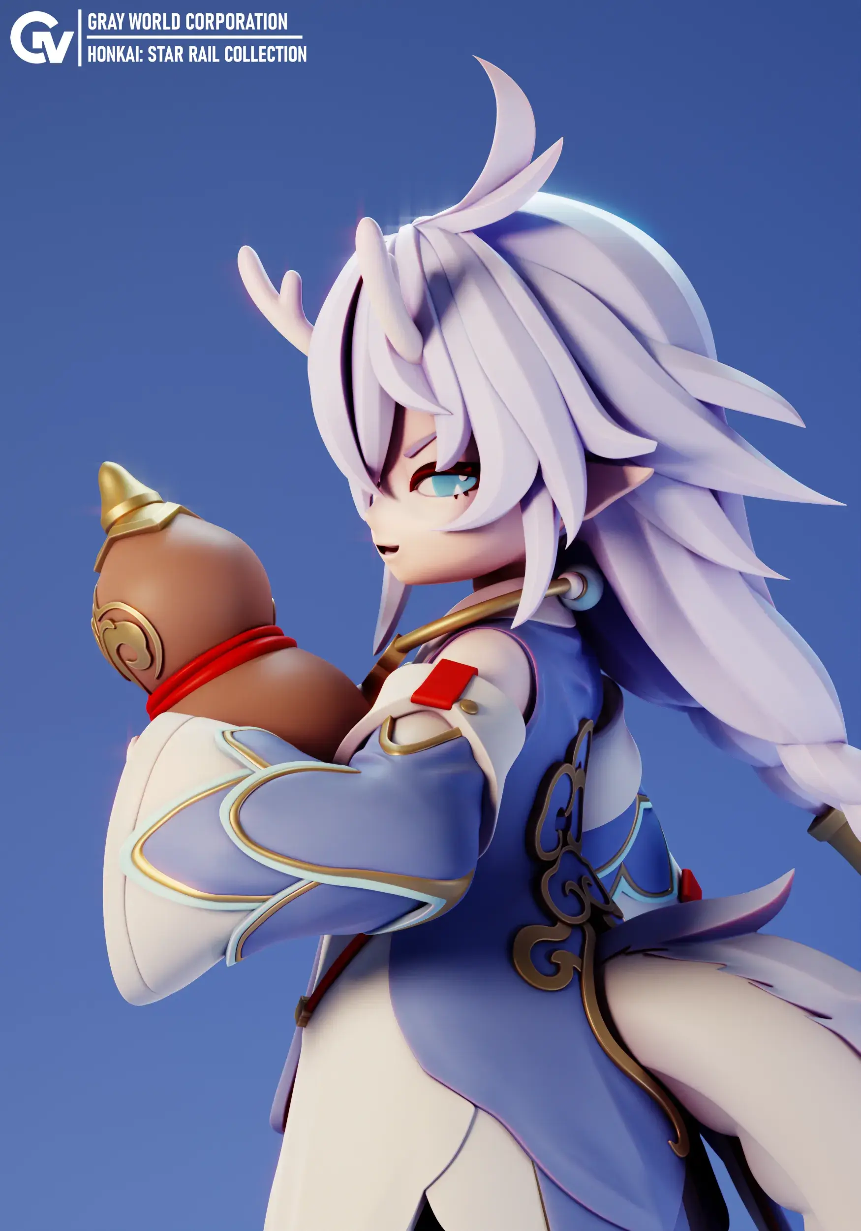 Characters & Creatures STL Download - Bailu | Honkai: Star Railby Gray ...