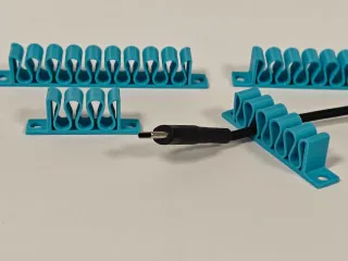 Flat-Mount Cable Clips | M4 Screw (4 Sizes)