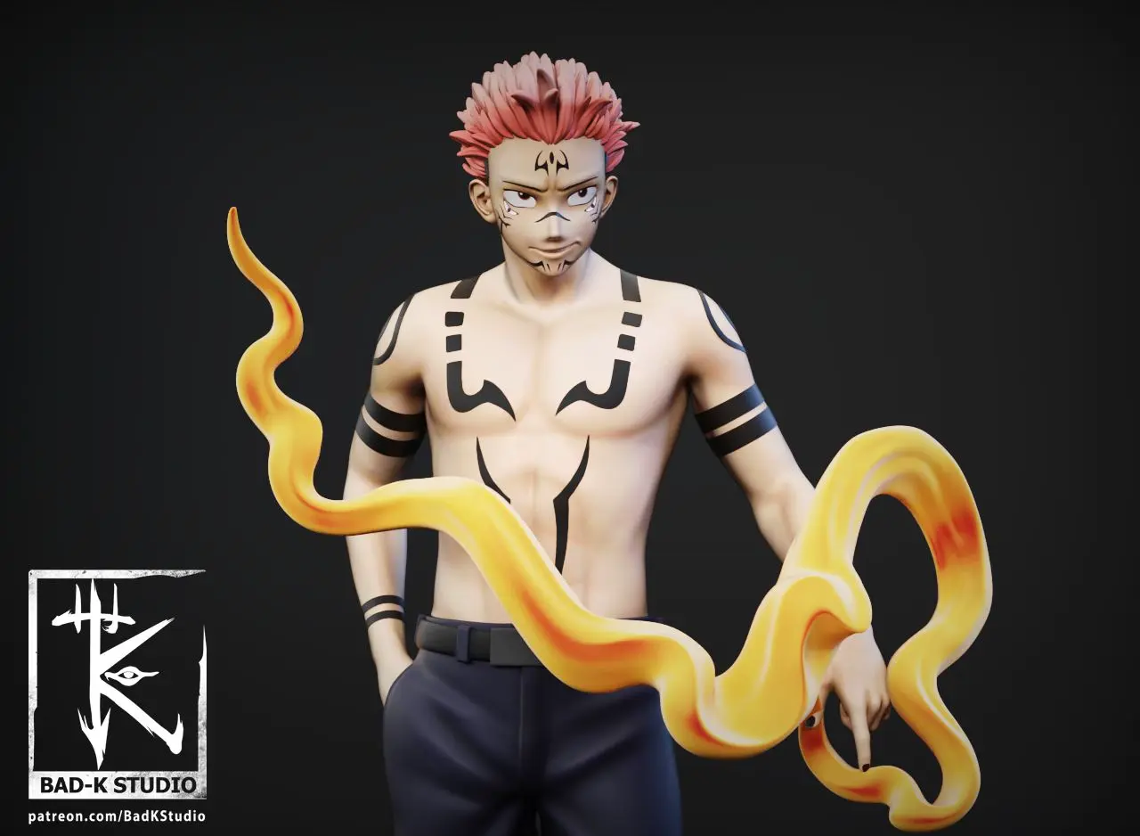 Itadori Yuji - Sukuna Jujutsu Kaisen | 3D models download | Creality Cloud