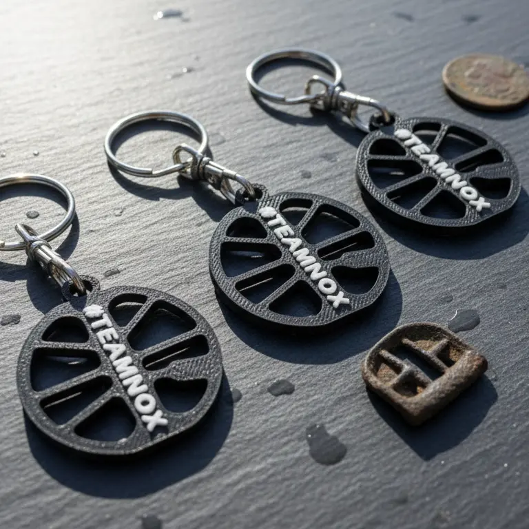 3D Printer Files | 3MF File | Minelab Equinox Teamnox keyring metal detecting