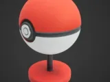 Simple poke ball on stand-0