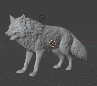 Arctic Fox Model – Cute & Detailed Polar Fox STL for 3Dprint