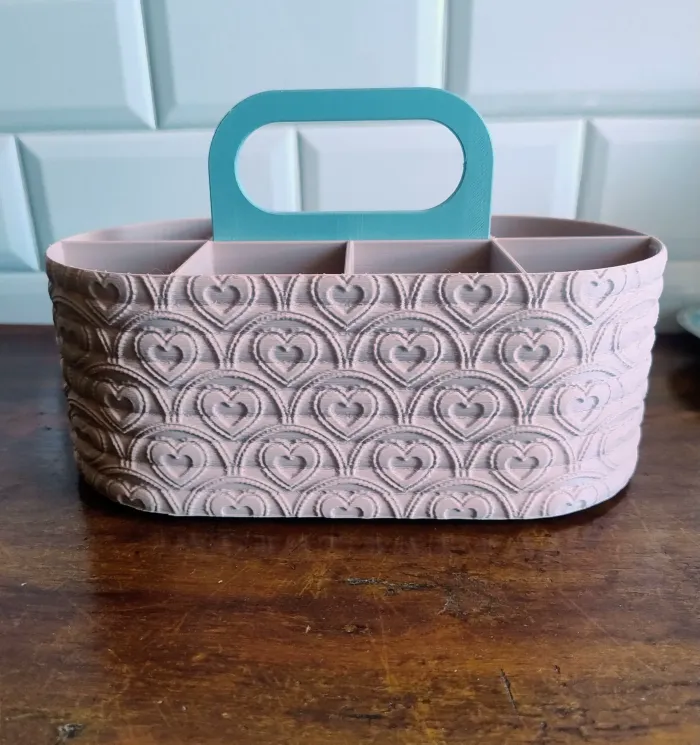 Cuori Makeup and Skincare Caddy - Home - PLA - 3D printed product - фото 8