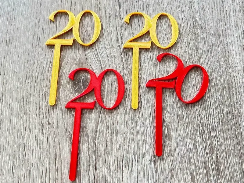 20 years old cake decorations