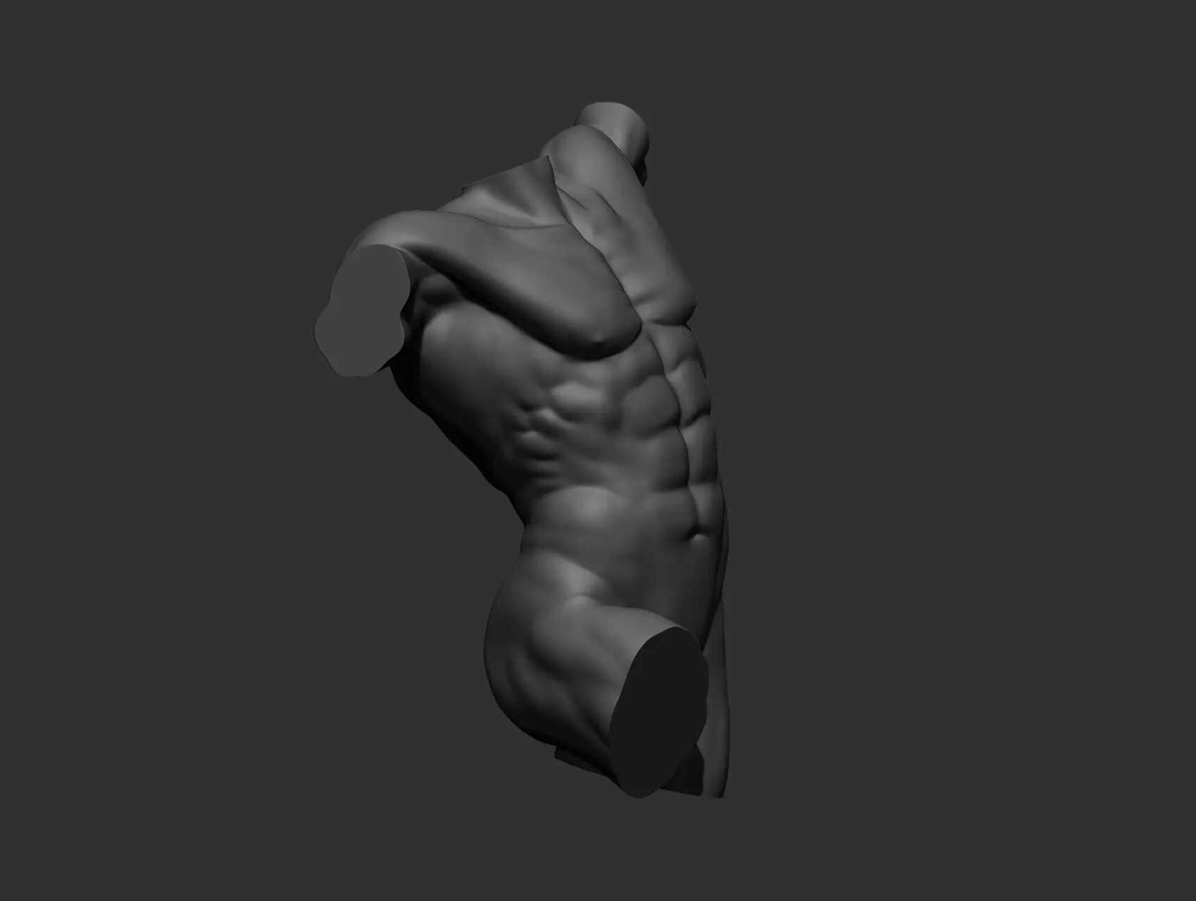 3 Posturas de torso masculino
