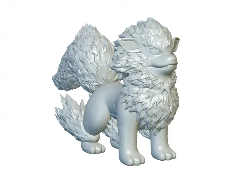 Pokemon Arcanine #59 - Prêt pour l'impression 3D !