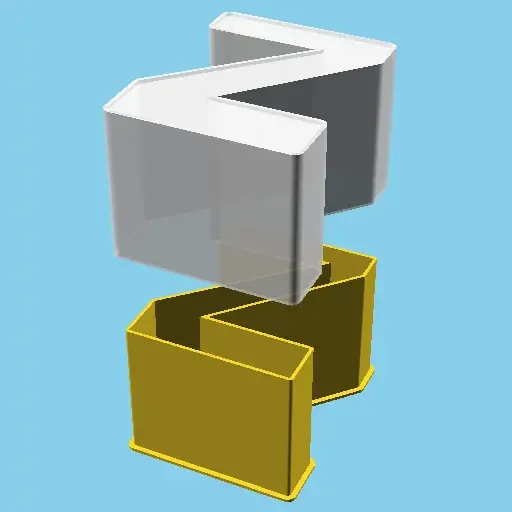 LATIN SMALL LETTER Z, nestable box (v1)