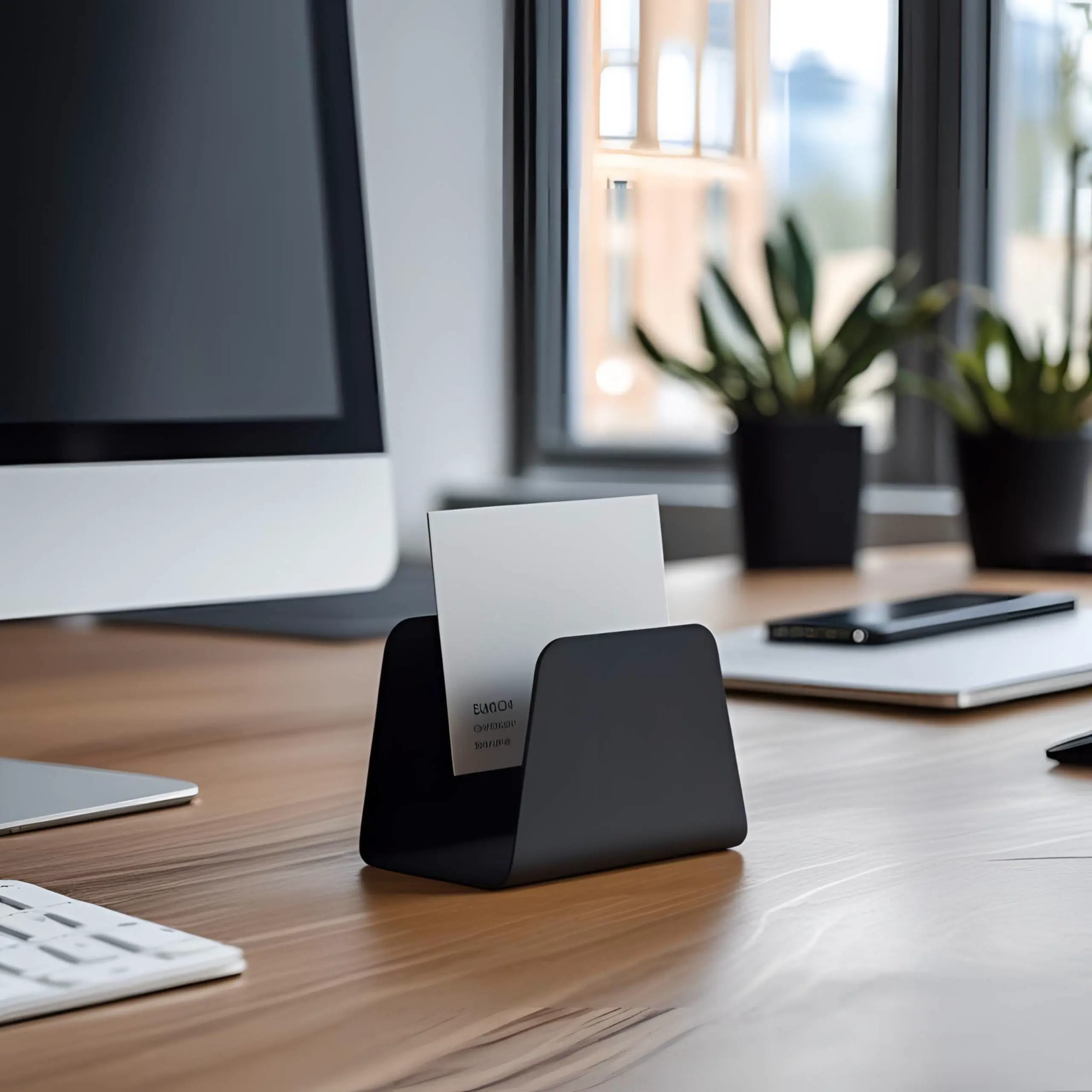Business Card Holder To Organize your Desk and Office