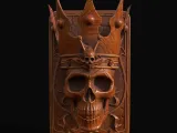 skull CROWN wall-2