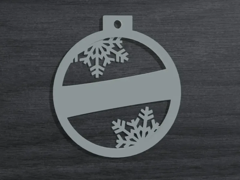 Bola de Natal Personalizável