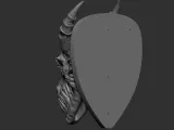 Dragon Skull Wall Trophy-6