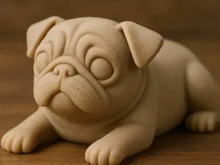 Pug Dog Cute Figure
