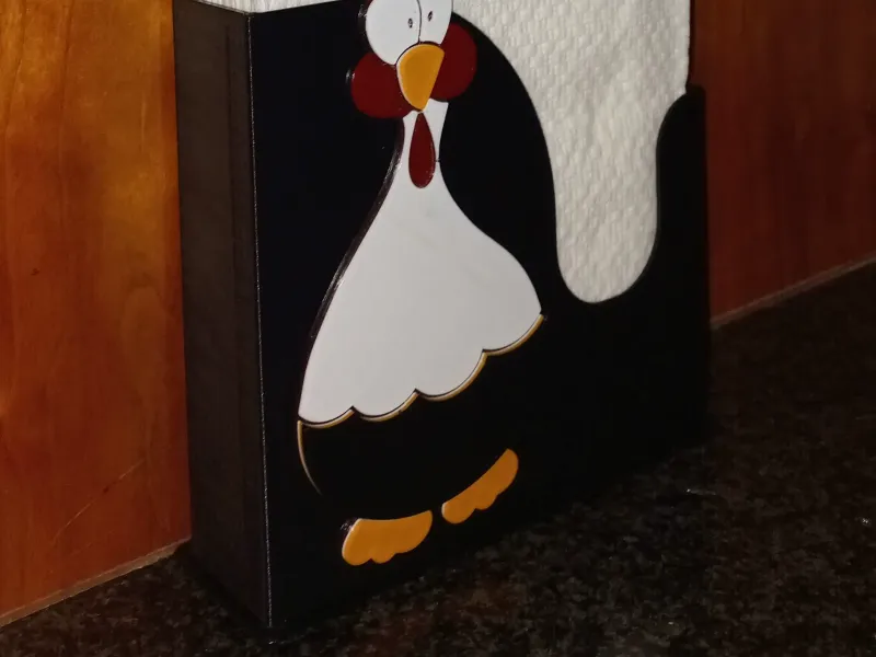 CHICKEN NAPKIN / SERVIETTE HOLDER