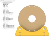 Filament Spool Roller Tray-1